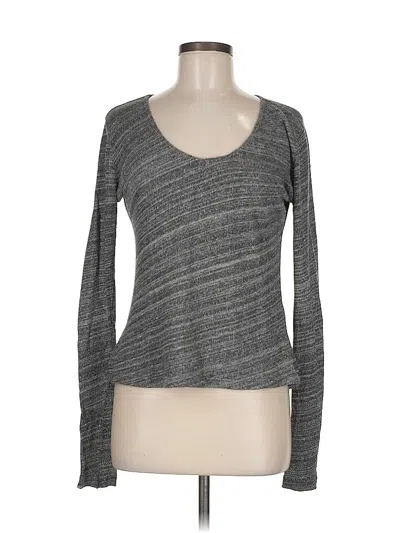 Pre-owned Brandy Melville Cardigan Sweater In Gray