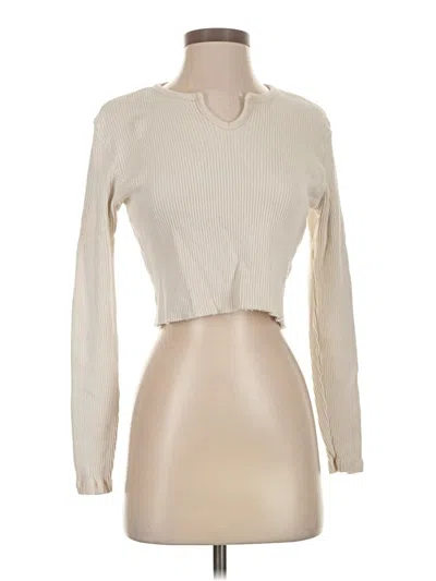 Pre-owned Brandy Melville Cardigan Sweater In Ivory