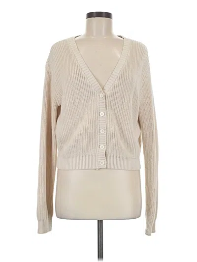 Pre-owned Brandy Melville Cardigan Sweater In Ivory