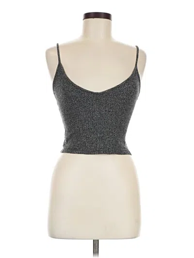 Pre-owned Brandy Melville Cardigan Sweater In Silver