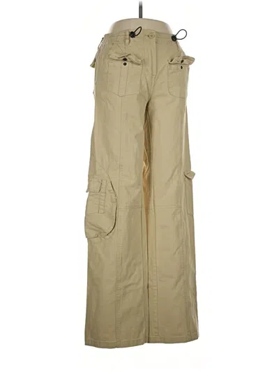 Pre-owned Brandy Melville Cargo Pants In Tan