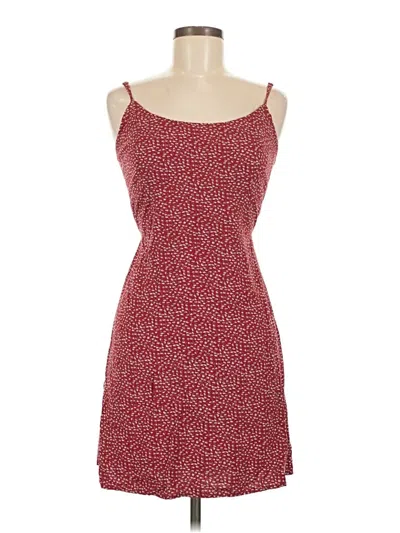 Pre-owned Brandy Melville Casual Dress In Burgundy