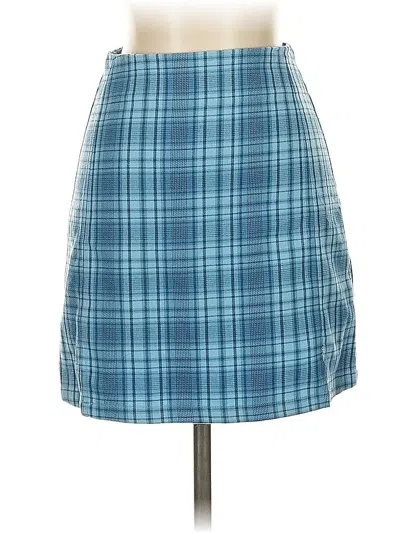 Pre-owned Brandy Melville Casual Skirt In Blue