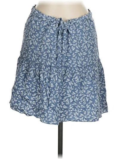 Pre-owned Brandy Melville Casual Skirt In Blue