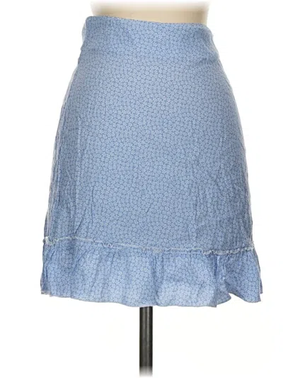 Pre-owned Brandy Melville Casual Skirt In Blue