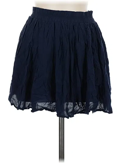 Pre-owned Brandy Melville Casual Skirt In Blue