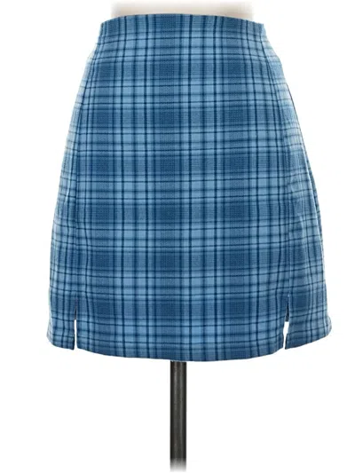 Pre-owned Brandy Melville Casual Skirt In Blue