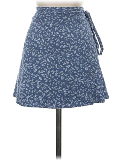 Pre-owned Brandy Melville Casual Skirt In Blue