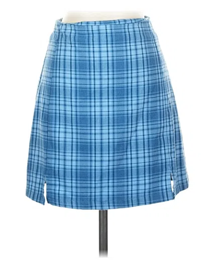Pre-owned Brandy Melville Casual Skirt In Blue