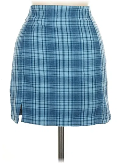 Pre-owned Brandy Melville Casual Skirt In Blue