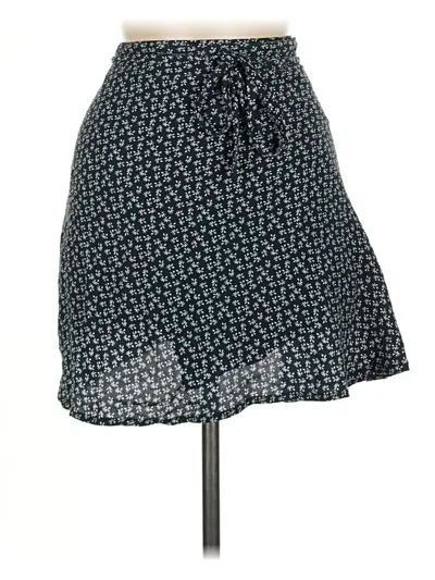 Pre-owned Brandy Melville Casual Skirt In Blue