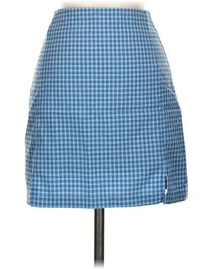 Pre-owned Brandy Melville Casual Skirt In Blue