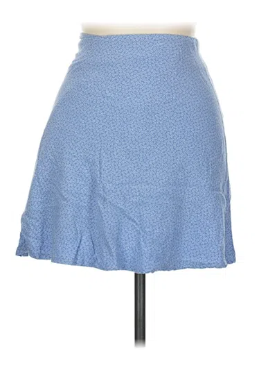 Pre-owned Brandy Melville Casual Skirt In Blue