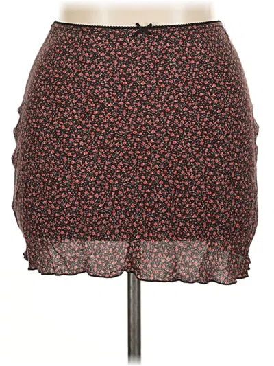 Pre-owned Brandy Melville Casual Skirt In Brown