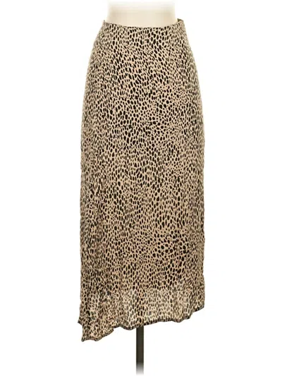 Pre-owned Brandy Melville Casual Skirt In Brown