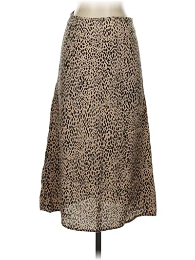 Pre-owned Brandy Melville Casual Skirt In Brown