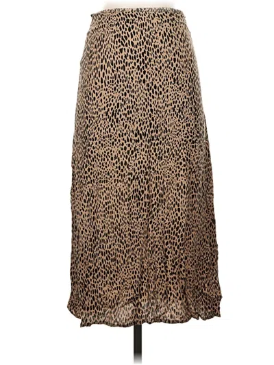 Pre-owned Brandy Melville Casual Skirt In Brown