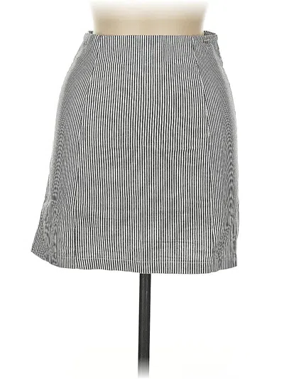 Pre-owned Brandy Melville Casual Skirt In Gray
