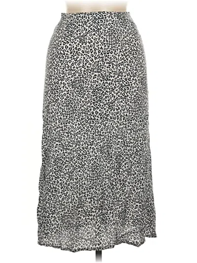 Pre-owned Brandy Melville Casual Skirt In Gray