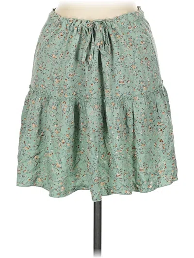 Pre-owned Brandy Melville Casual Skirt In Green