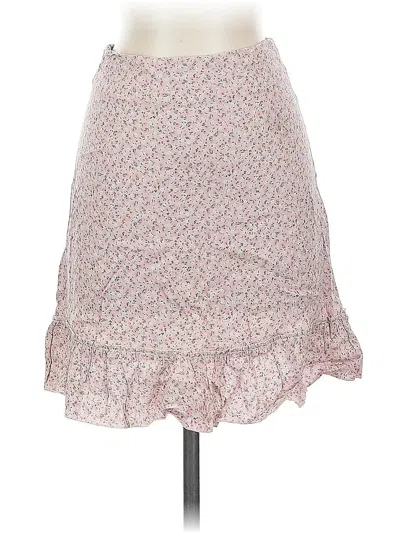 Pre-owned Brandy Melville Casual Skirt In Pink