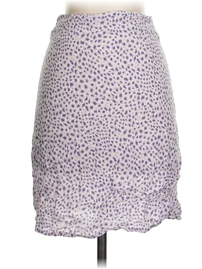 Pre-owned Brandy Melville Casual Skirt In Purple
