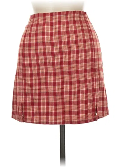 Pre-owned Brandy Melville Casual Skirt In Red