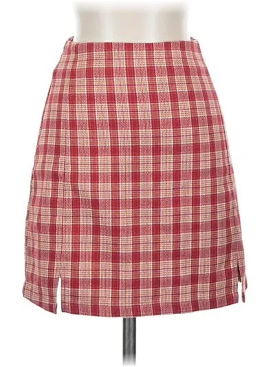 Pre-owned Brandy Melville Casual Skirt In Red
