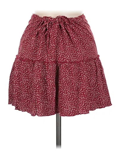 Pre-owned Brandy Melville Casual Skirt In Red