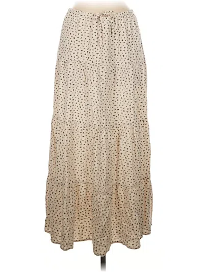 Pre-owned Brandy Melville Casual Skirt In Tan