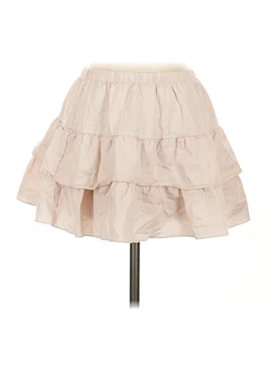 Pre-owned Brandy Melville Casual Skirt In Tan