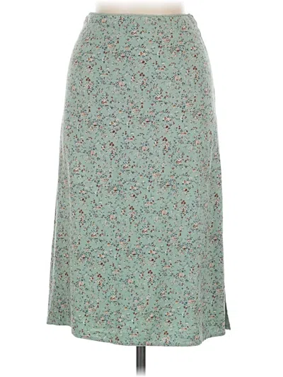 Pre-owned Brandy Melville Casual Skirt In Teal
