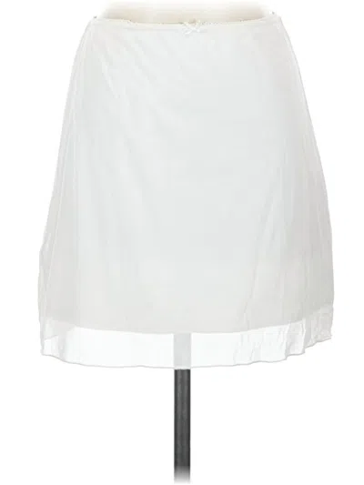 Pre-owned Brandy Melville Casual Skirt In White