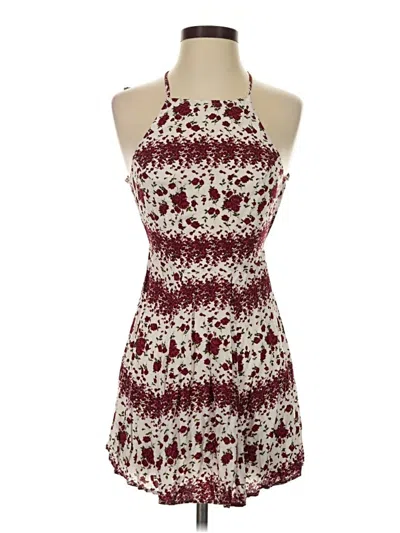 Pre-owned Brandy Melville Cocktail Dress In Burgundy