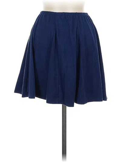 Pre-owned Brandy Melville Formal Skirt In Blue