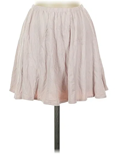 Pre-owned Brandy Melville Formal Skirt In Pink