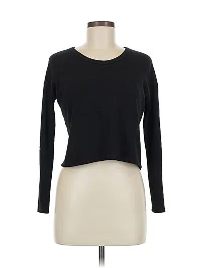 Pre-owned Brandy Melville Long Sleeve T-shirt In Black