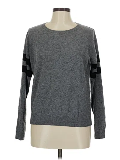 Pre-owned Brandy Melville Long Sleeve T-shirt In Gray