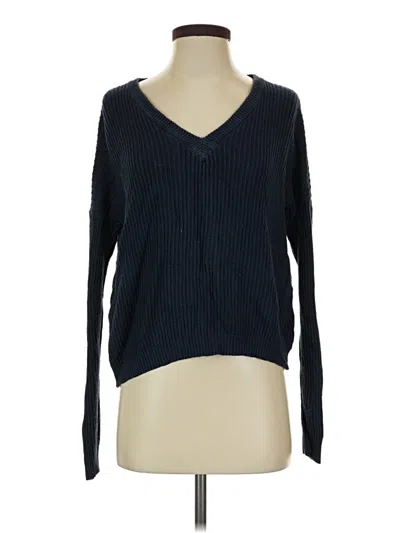 Pre-owned Brandy Melville Long Sleeve T-shirt In Blue