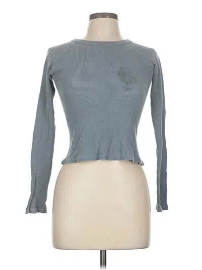Pre-owned Brandy Melville Long Sleeve T-shirt In Gray