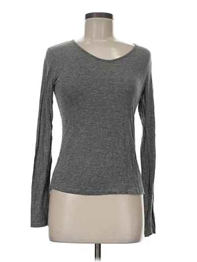 Pre-owned Brandy Melville Long Sleeve T-shirt In Gray