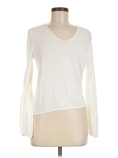Pre-owned Brandy Melville Long Sleeve T-shirt In Ivory