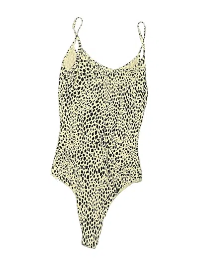 Pre-owned Brandy Melville One Piece Swimsuit In Gold