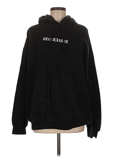 Pre-owned Brandy Melville Pullover Hoodie In Black