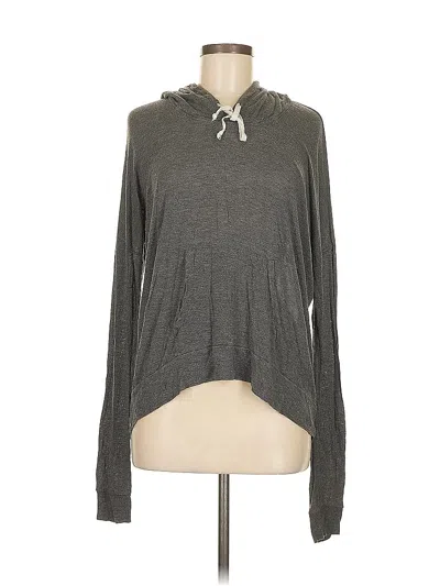 Pre-owned Brandy Melville Pullover Hoodie In Gray