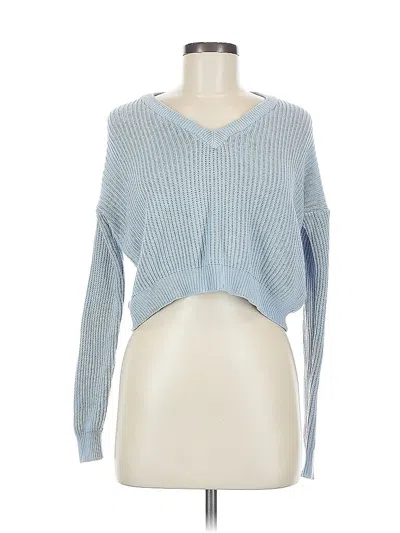 Pre-owned Brandy Melville Pullover Sweater In Blue