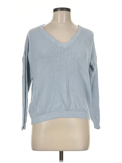 Pre-owned Brandy Melville Pullover Sweater In Blue