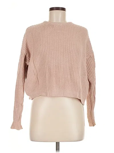 Pre-owned Brandy Melville Pullover Sweater In Brown