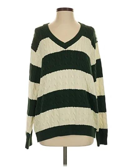 Pre-owned Brandy Melville Pullover Sweater In Green