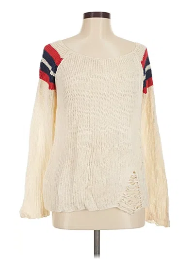 Pre-owned Brandy Melville Pullover Sweater In Ivory